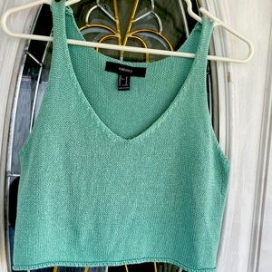 Forever 21 knitted cropped top